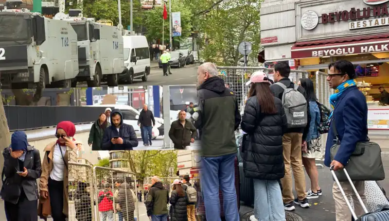 1 Mayıs İşçi Bayramı'nda Taksim, Kadıköy ve Beşiktaş'ta Yoğun Kalabalık