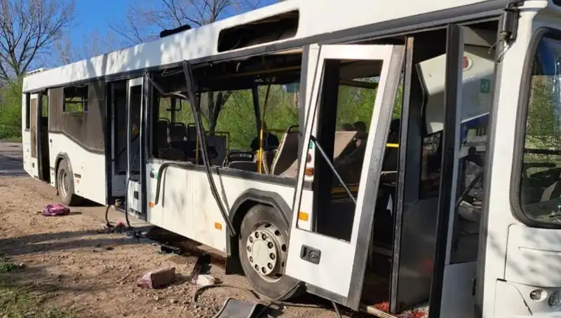 İşçileri Taşıyan Otobüse Yapılan Rus Saldırısı: 9 Kişi Hayatını Kaybetti!