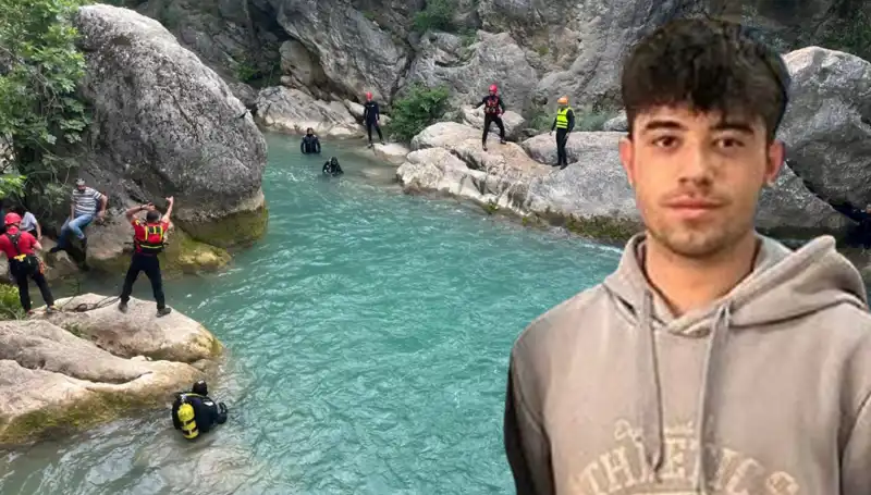 Kayonda Suya Düşen Muhammet İçin Arama Kurtarma Çalışmaları Devam Ediyor