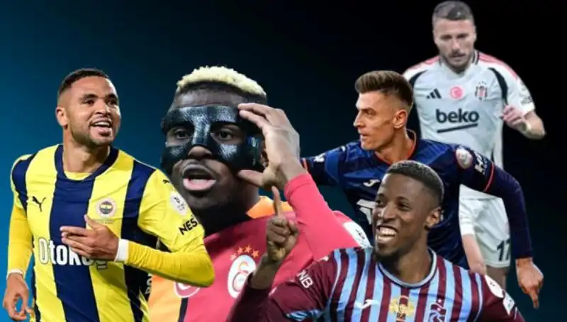 Süper Lig’de Gol Krallığı Yarışı Kızışıyor: Osimhen, Banza ve En-Nesyri’nin Güncel Durumu