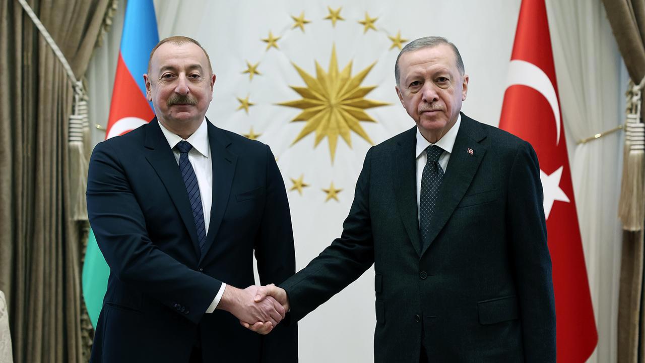 Cumhurbaşkanı Erdoğan, Aliyev ile İşbirliği Görüşmesi Yaptı