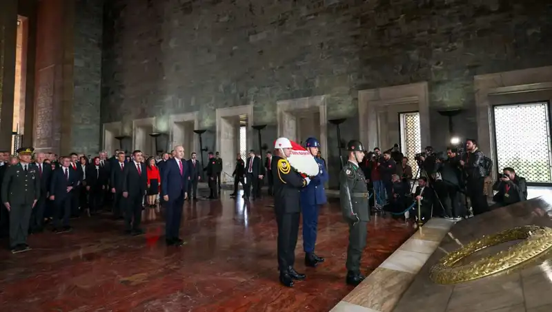 Anıtkabir'de Devlet Erkanının Bulunduğu Tarihi Gün!