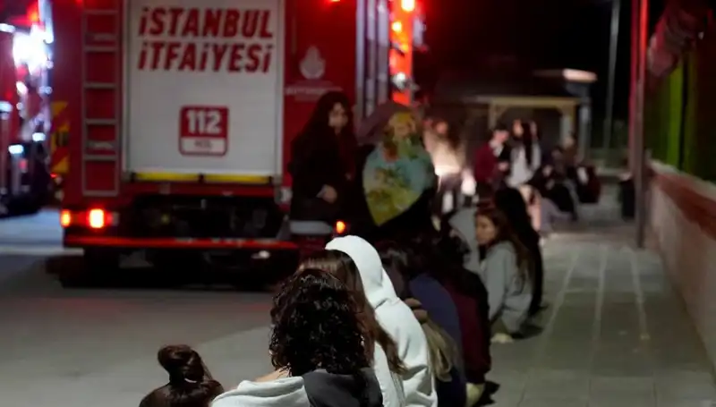 2,500 Kişilik Kız Öğrenci Yurdunda Şok Yangın!