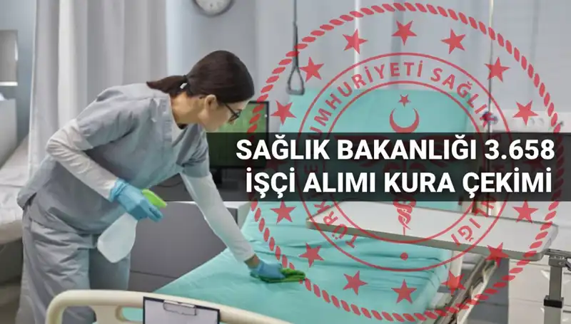Sağlık Bakanlığı 2025'te 3.658 İşçi Alımı İçin Kura Tarihleri Açıklandı!