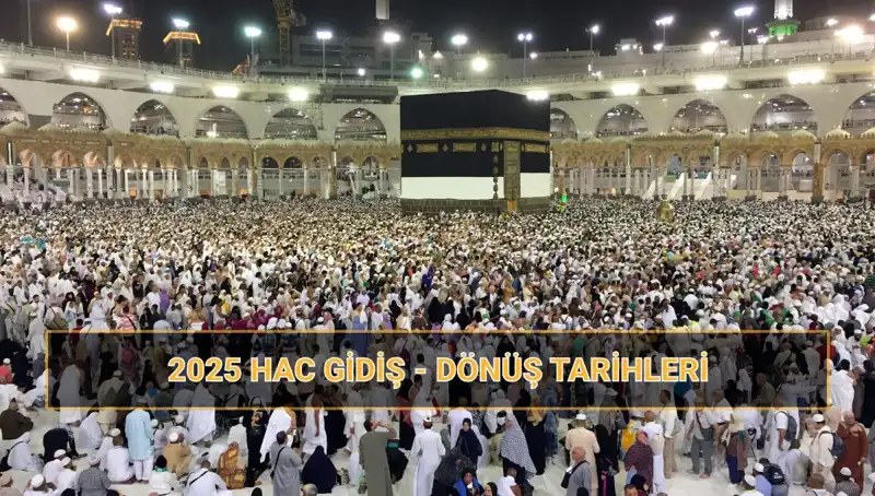 2025 Yılı Hac Fiyatları ve Gidiş Dönüş Tarihleri Açıklandı!