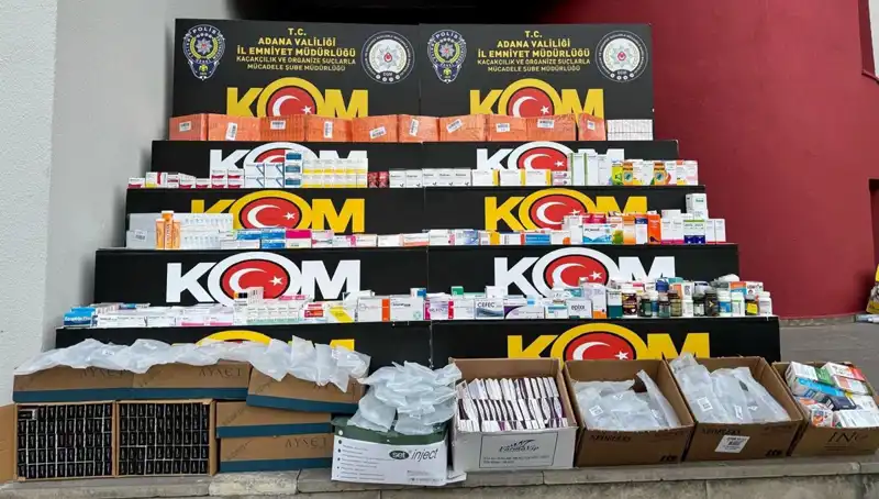 Adana'da Yasa Dışı İlaç Operasyonu: Büyük Çaplı Ele Geçirme Eylemi