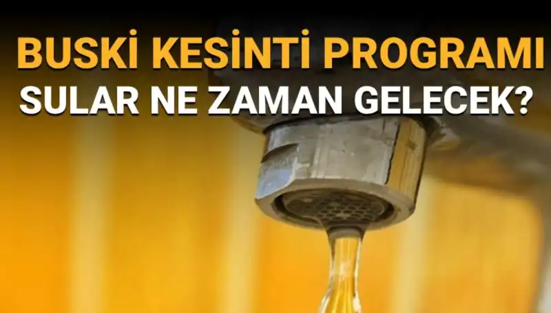 Bursa Nilüfer’de Sular Ne Zaman Gelecek? Güncel BUSKİ Su Kesintisi Programı