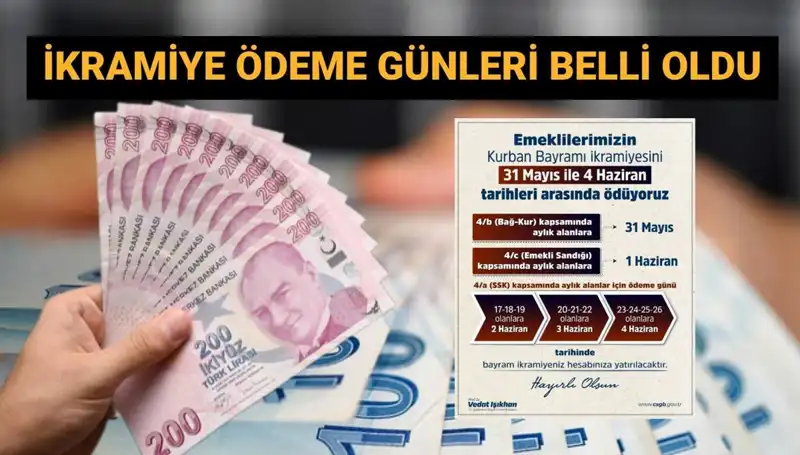 Emekli Bayram İkramiyeleri Hesaplara Ne Zaman Geçiyor? Cevap Burada!
