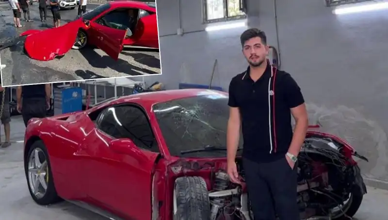 Hurdaya Dönüşen 15 Milyonluk Ferrari'nin Trajik Hikayesi