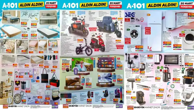 Yeni A101 Aktüel Kataloğu ile Evde Konfor ve Lezzet Sizi Bekliyor!
